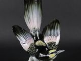 a bird that is sitting on top of a leaf