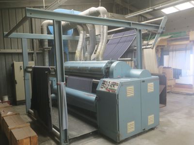 a machine that is sitting inside of a building