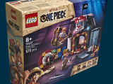 une boîte de Lego contenant un bateau pirate