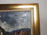 a picture of a painting hanging on a wall