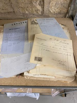 [GABÉ (Casimir Baron du)] Important dossier contenant des ce…