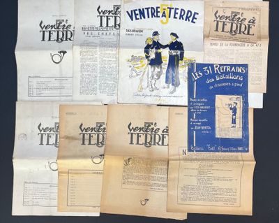 LOT de bulletins de liaison des chasseurs du 5e bataillon "V…