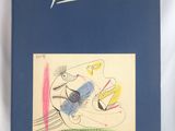 the cover of a book with a drawing of a woman in a blue dress
