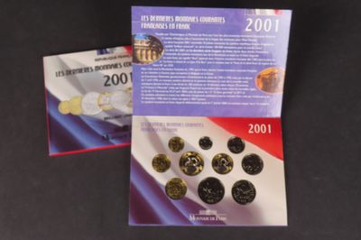 1 étui Monnaie de Paris Brillant Universel 2001 "Les dernièr…