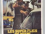french poster for the film les superfics de miami starring bruno corbucci