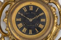 Horloge murale française de type « cartel », style Louis XV,… (photo 4)