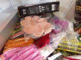 a box full of supplies that are sitting on the floor