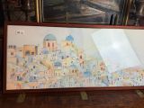 a picture of a picture of a painting on a table