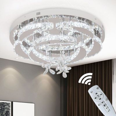 525 / Lampe de plafond LED cristal 50 cm - LED 56 W - … - Photo 1