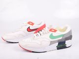 nike air max 1 white / black - green - red