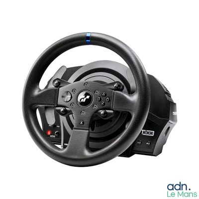 a close up of a steering wheel on a white background