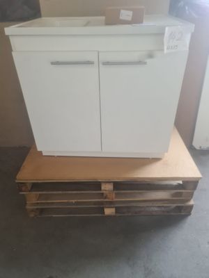 Meubles sous évier SIBO, largeur 90 cm avec évier intégré et…