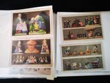 a book with pictures of people and figurines on it