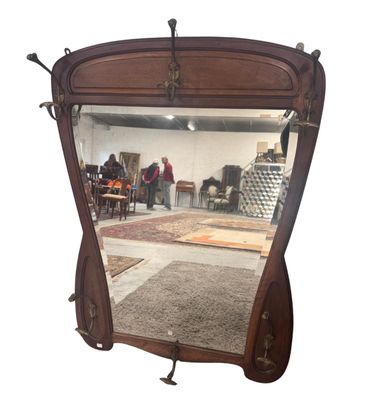 a mirror that is sitting on a table