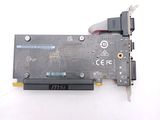 a close up of a video card on a white surface