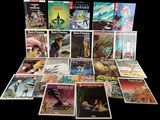 un grand nombre de livres posés sur une table