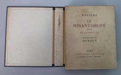 Molière, Le Misanthrope suivi de Sganarelle, 20 aquarelles D…