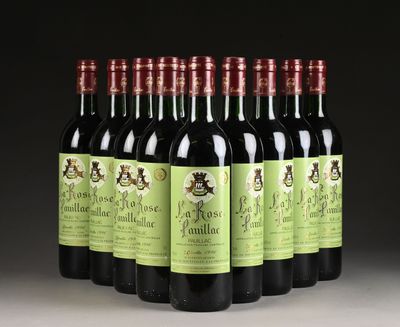 12 B LA ROSE PAUILLAC (B.G. ou mieux) Pauillac 1996