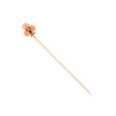 une image représentant un bâton en bois sur lequel sont enfilées deux boules orange