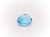 a blue topazte gems on a white background