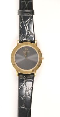 RAYMOND WEIL Montre de dame, boitier rond en métal doré, bra…