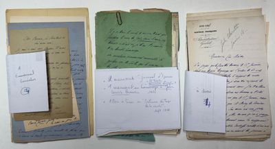 many old papers that have been left on the table