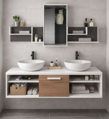 Ensemble meuble de salle de bain suspendu CENTIMETRO IOTTI b…