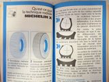 an open book with instructions on how to use a sewing machine