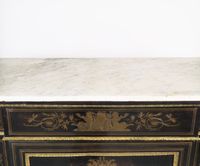 Meuble d'appui Napoléon III de style Louis XVI en marqueteri… (photo 2)