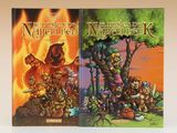 deux livres pour enfants, dont l'un met en scène un personnage de dessin animé et l'autre un personnage de dessin animé