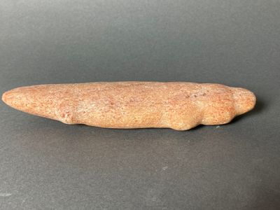 AFRIQUE, Néolithique (?). Crocodile en pierre polie.