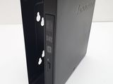 an open black hard drive sitting on top of a white table