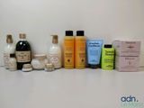 de nombreux types de produits de soins de la peau sur le comptoir