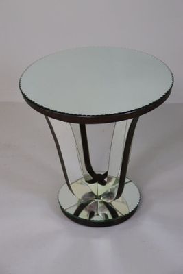 Guéridon, style Art Deco, années 1970, de forme tulipe. - Photo 1