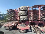 a picture of a tractor trailer with tires on it