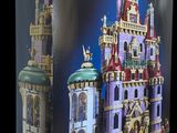 the box of the lego disney castle is open and ready to be opened