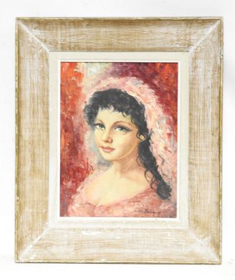 Anna DE BANGUY (XX). Portrait de femme. - Photo 1