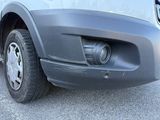a close up of the front bumper of a car