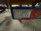 a picture of a close up of a sign on a vehicle