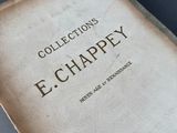 an old book that is sitting on a table