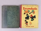 deux livres pour enfants posés l'un à côté de l'autre sur une surface blanche