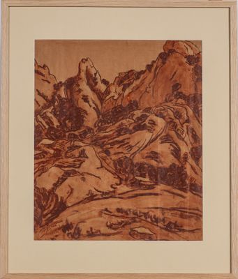 Jean-Pierre GRAS (1879-1964) :"Les Rocheuses". - Photo 1