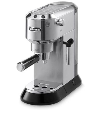 a close up of a coffee machine on a white background