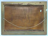 a picture of a picture of a wooden frame with a rope