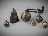 an image of a collection of bells and bells on a table