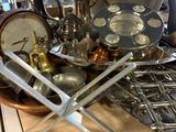 many different types of kitchen utensils on the counter