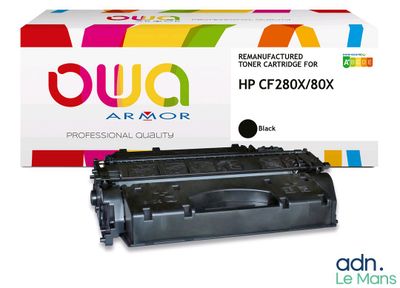 Cartouches de toner remanufacturé OWA ARMOR CF280X 80X - Neu…