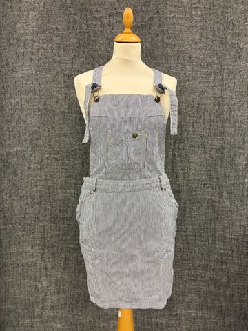 MAJE : salopette jupe en jean taille 38