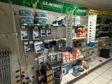 many items on the shelves in the store for sale