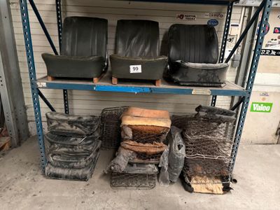 Lot de 3 sièges de POSCHE, assises et système de ressorts VE…